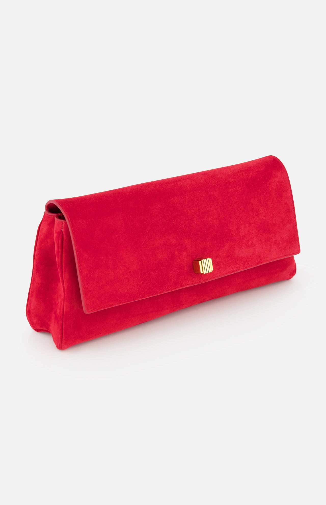 Audrey Suede Art Deco Clutch (14661261558123)