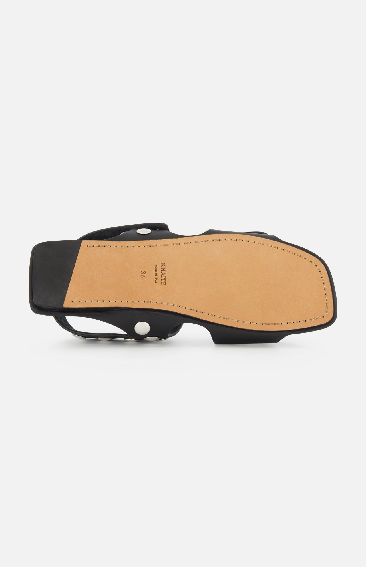 Boden Leather Flat with Silver Studs (14675225182571)