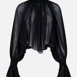 KHAITEDurer Pleated Silk TopA.K. Rikk's