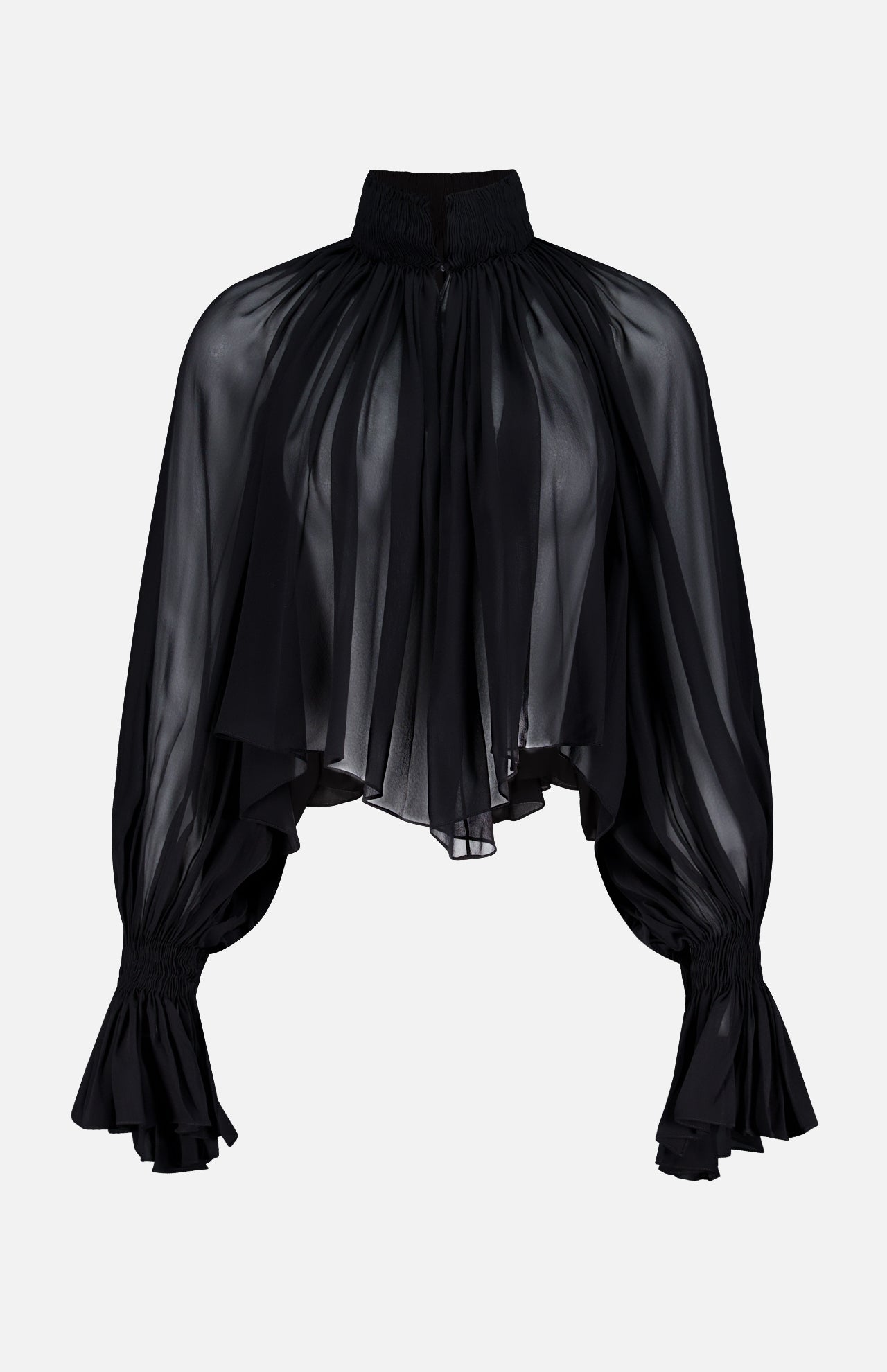 KHAITEDurer Pleated Silk TopA.K. Rikk's