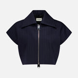 KHAITERobin Striped Crop TopA.K. Rikk's