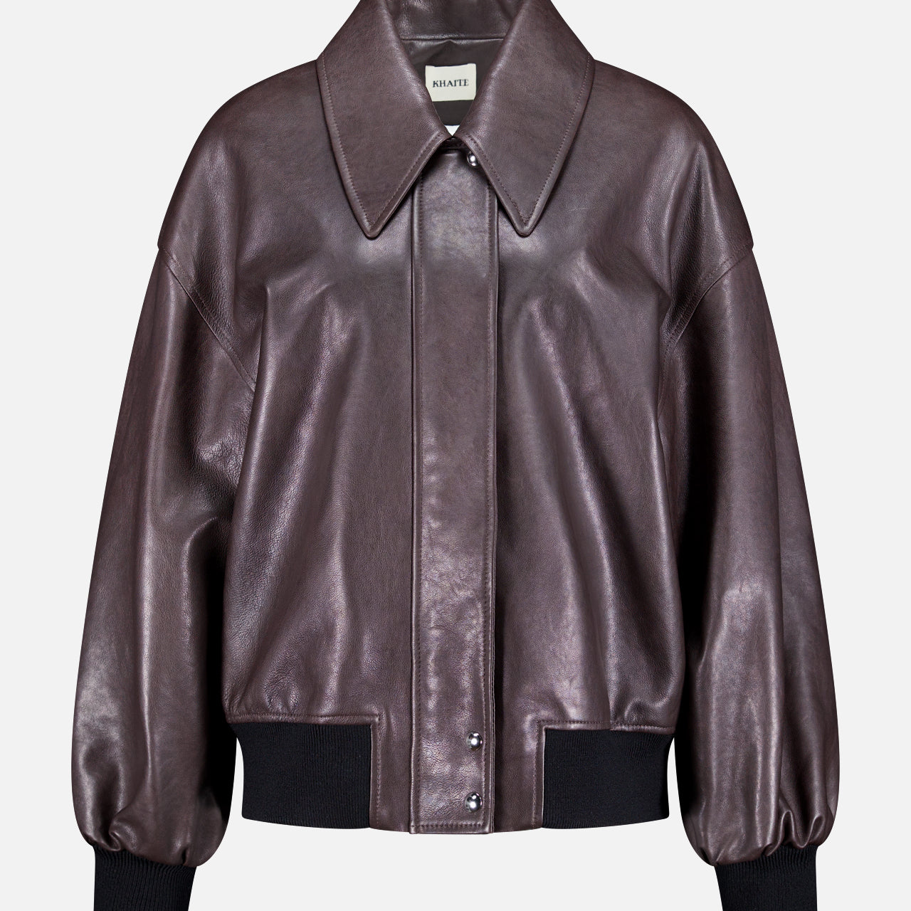 KHAITEShelman Leather Bomber JacketA.K. Rikk's