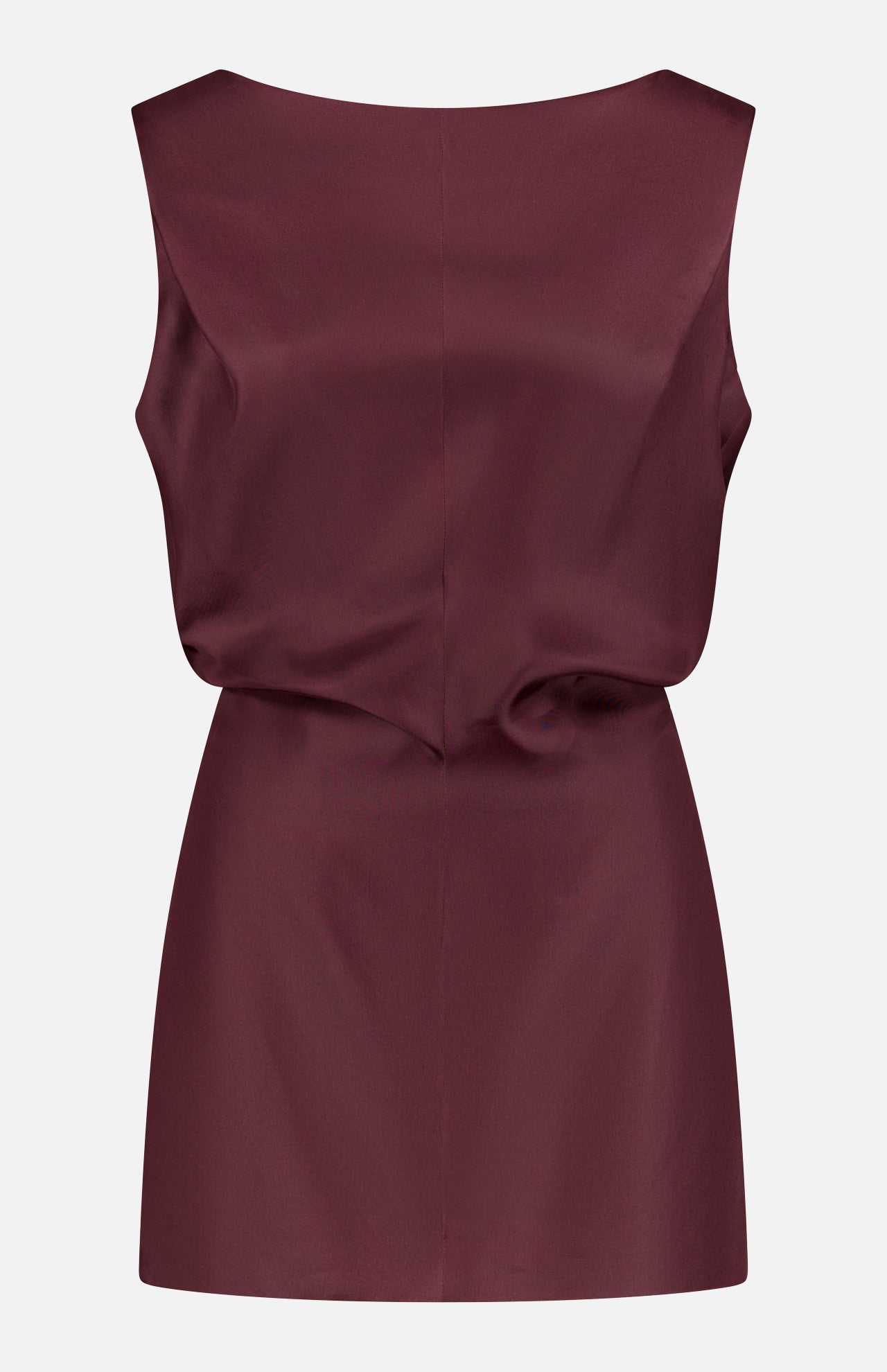 Toma Sculptural Silk Mini Dress (14687837749611)