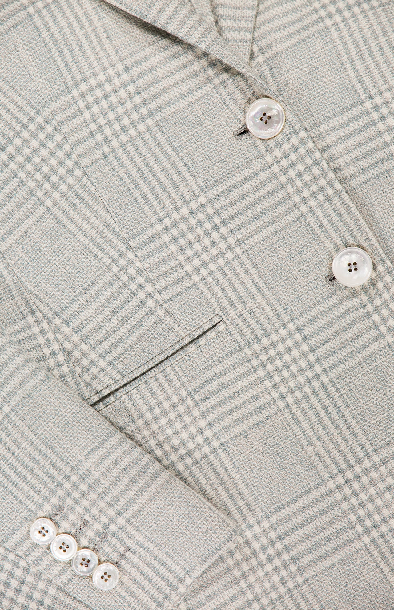 Silk and Cashmere Plaid Jacket (14661259657579)