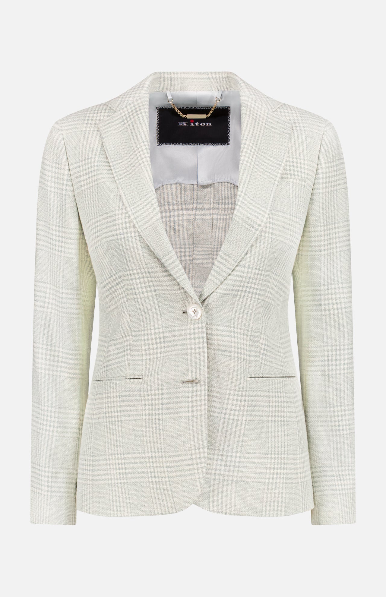 Silk and Cashmere Plaid Jacket (14661259657579)