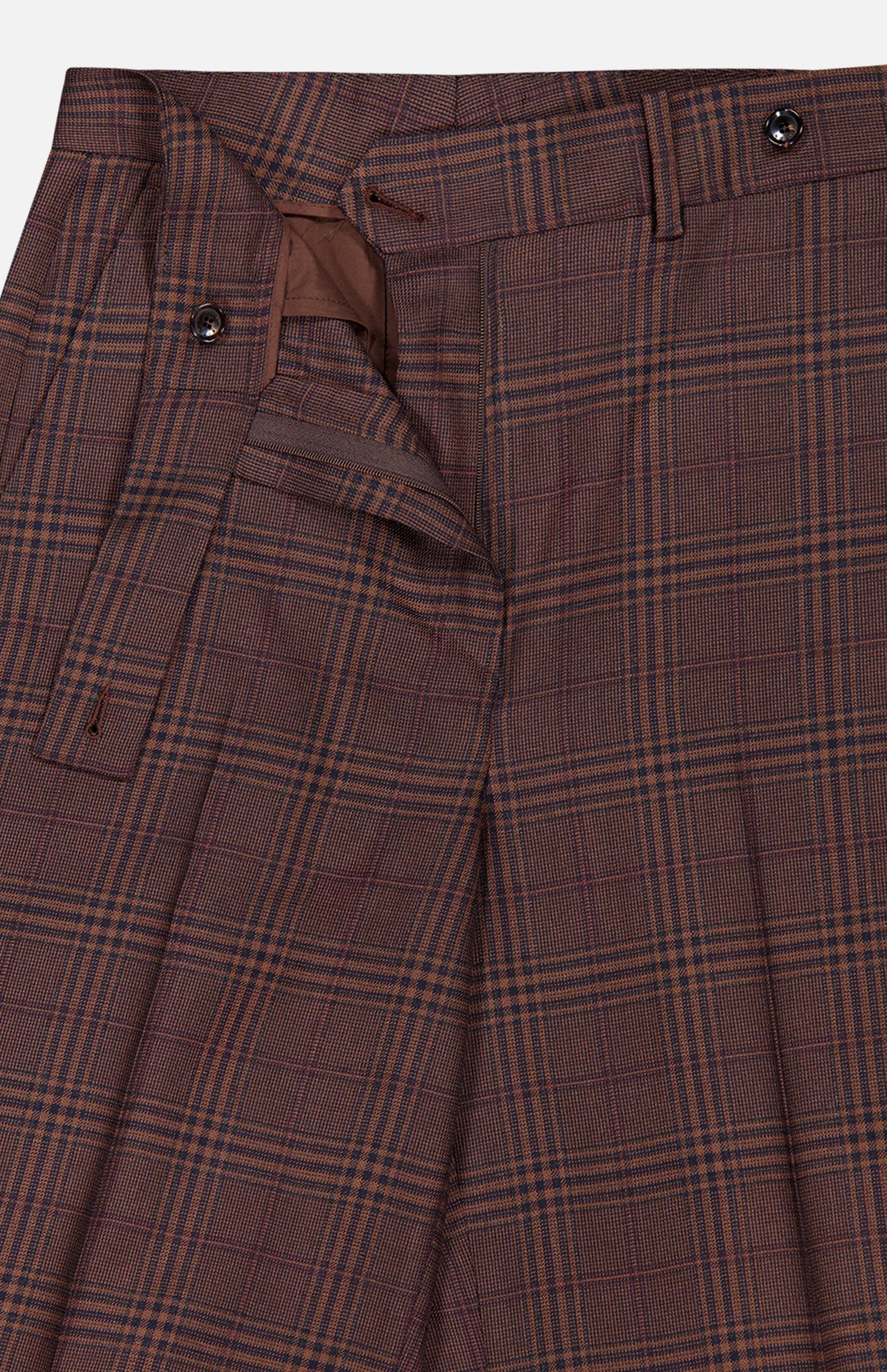 Plaid Cashmere Trouser Pants (14709683552619)