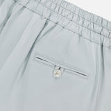 Stretch Silk Drawstring Trousers (14661259723115)