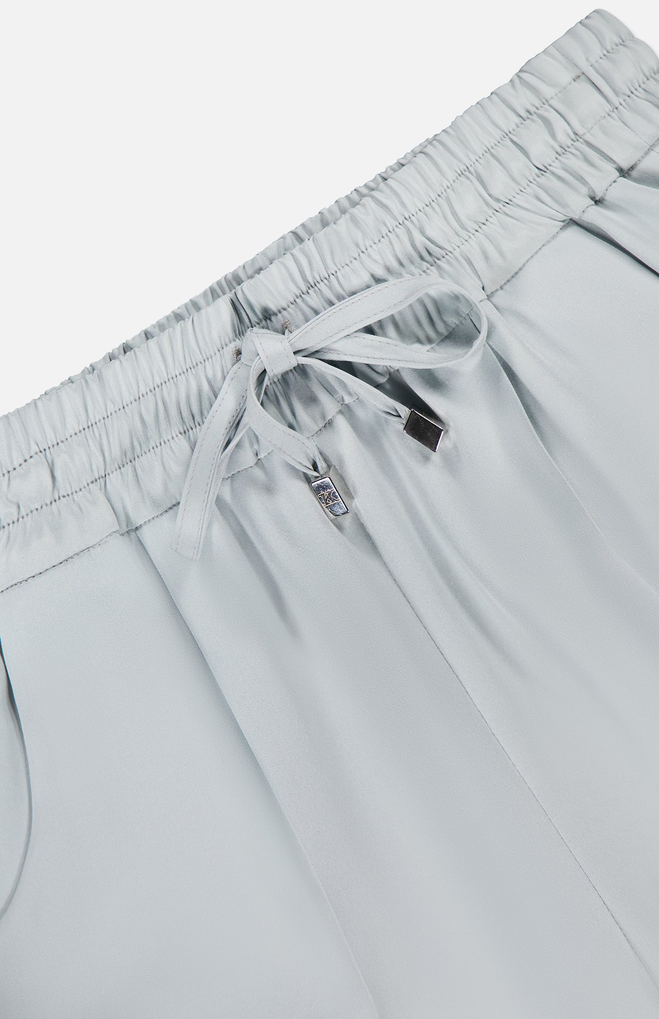 Stretch Silk Drawstring Trousers (14661259723115)