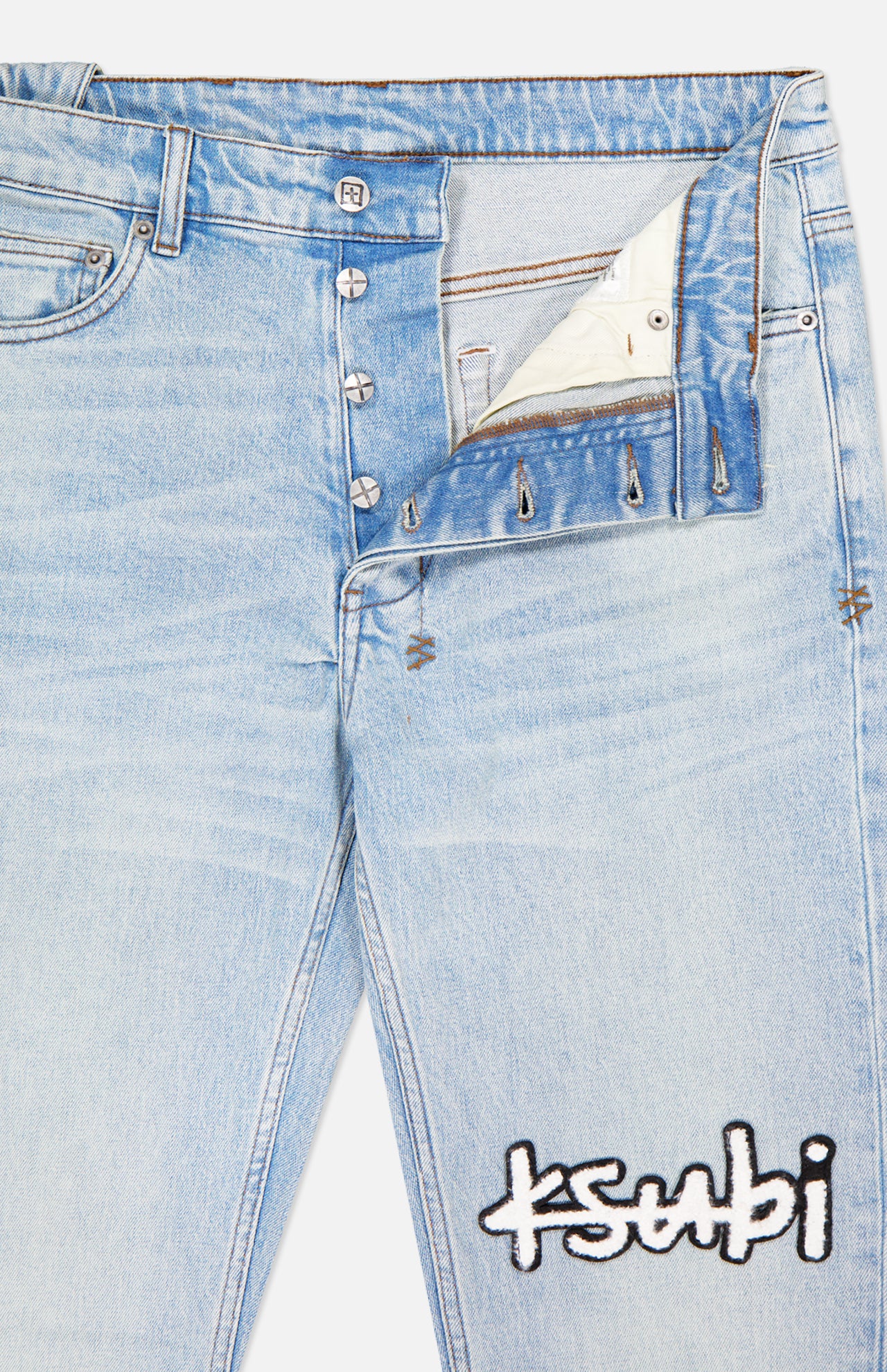 Chitch Striker Patched Slim Jeans (14684368404843)