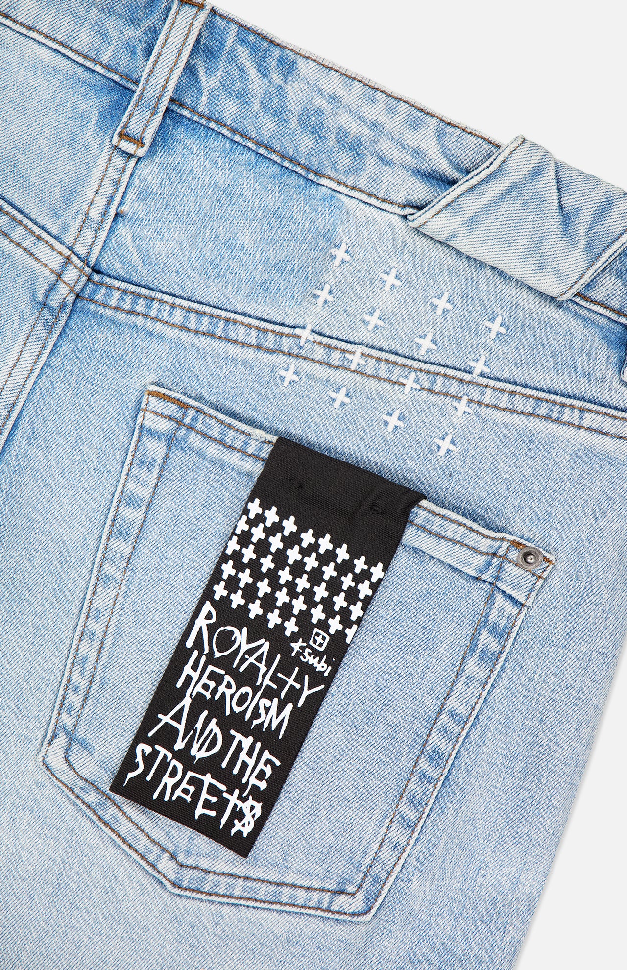 Chitch Striker Patched Slim Jeans (14684368404843)
