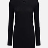 Crawford Long Sleeve Sheer Mini Dress (14682850263403)