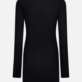 Crawford Long Sleeve Sheer Mini Dress (14682850263403)
