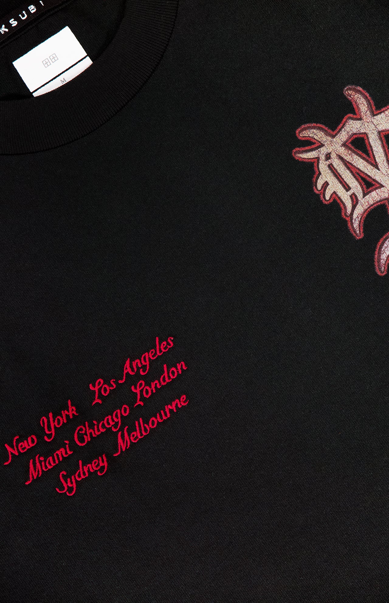 Playoff Ekcess Short Sleeve T-shirt Jet Black (14658331214187)