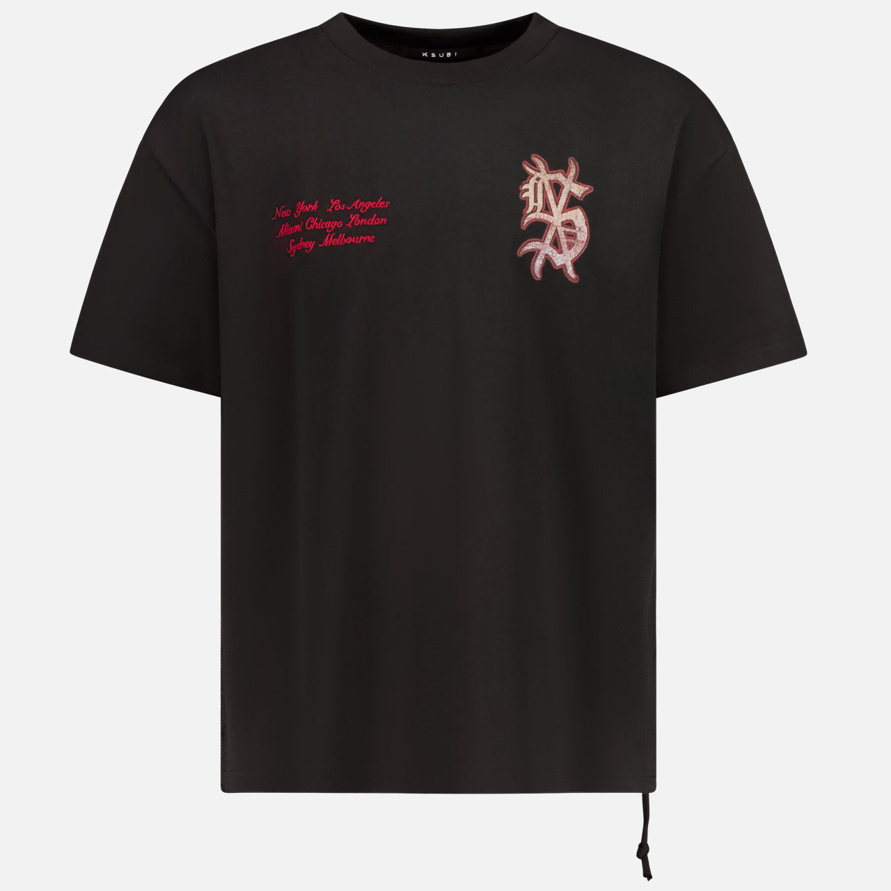 Playoff Ekcess Short Sleeve T-shirt Jet Black (14658331214187)