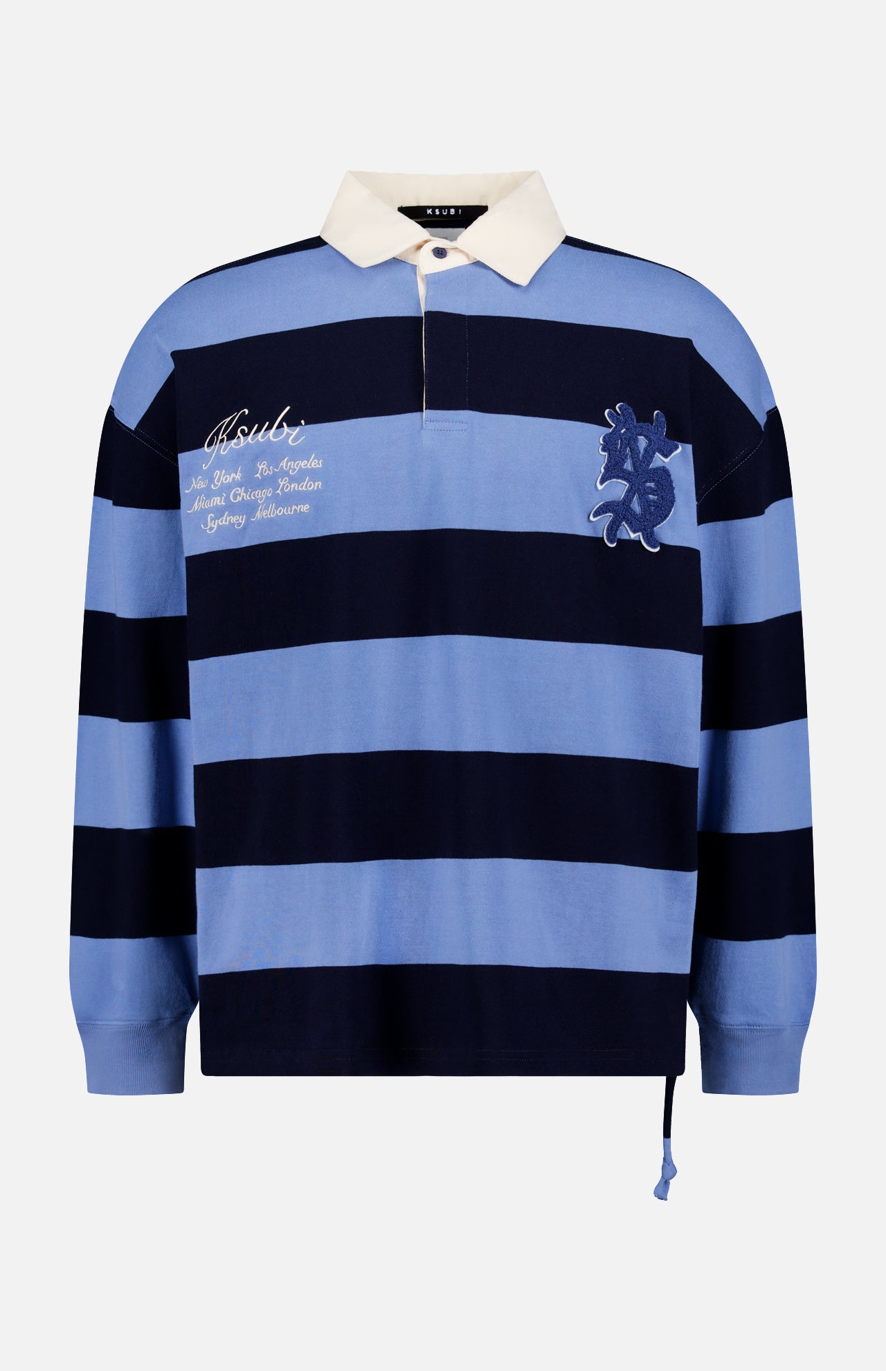 Rugged Rugby Jersey Long Sleeve Collared T-shirt (14706339742059)