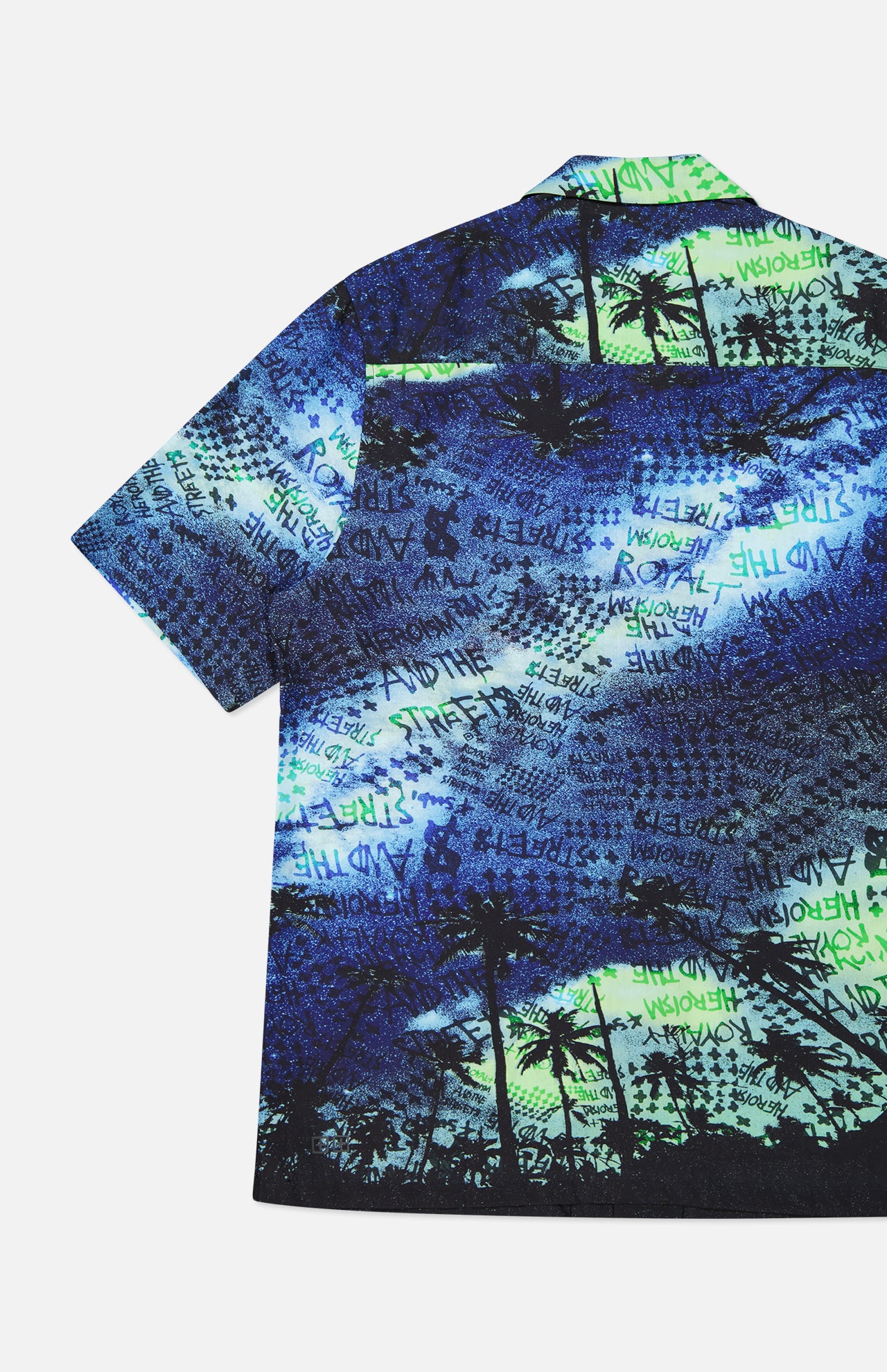 Space Palm Resort Short Sleeve Shirt (7406413152371)