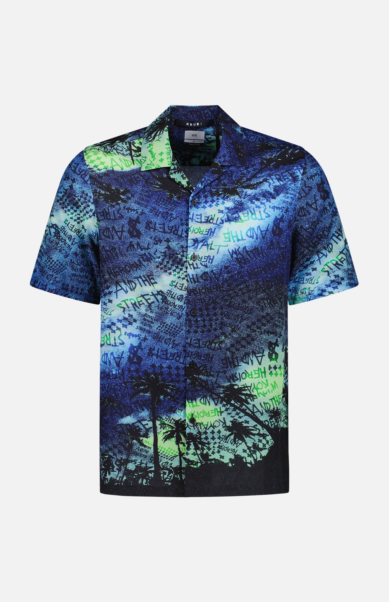 Space Palm Resort Short Sleeve Shirt (7406413152371)