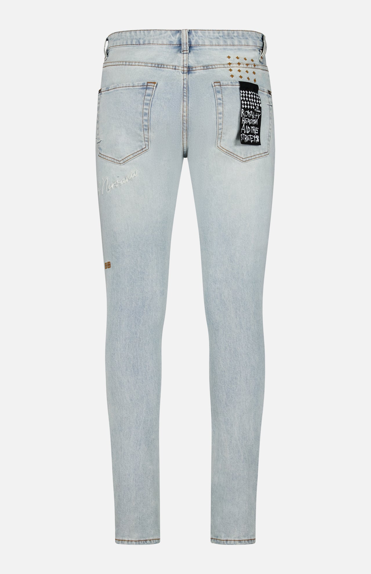 【HI FI FNK】Ap Wrinkle Jeans Purple Brand Men's Patent Film Jeans | A.K. Rikk's