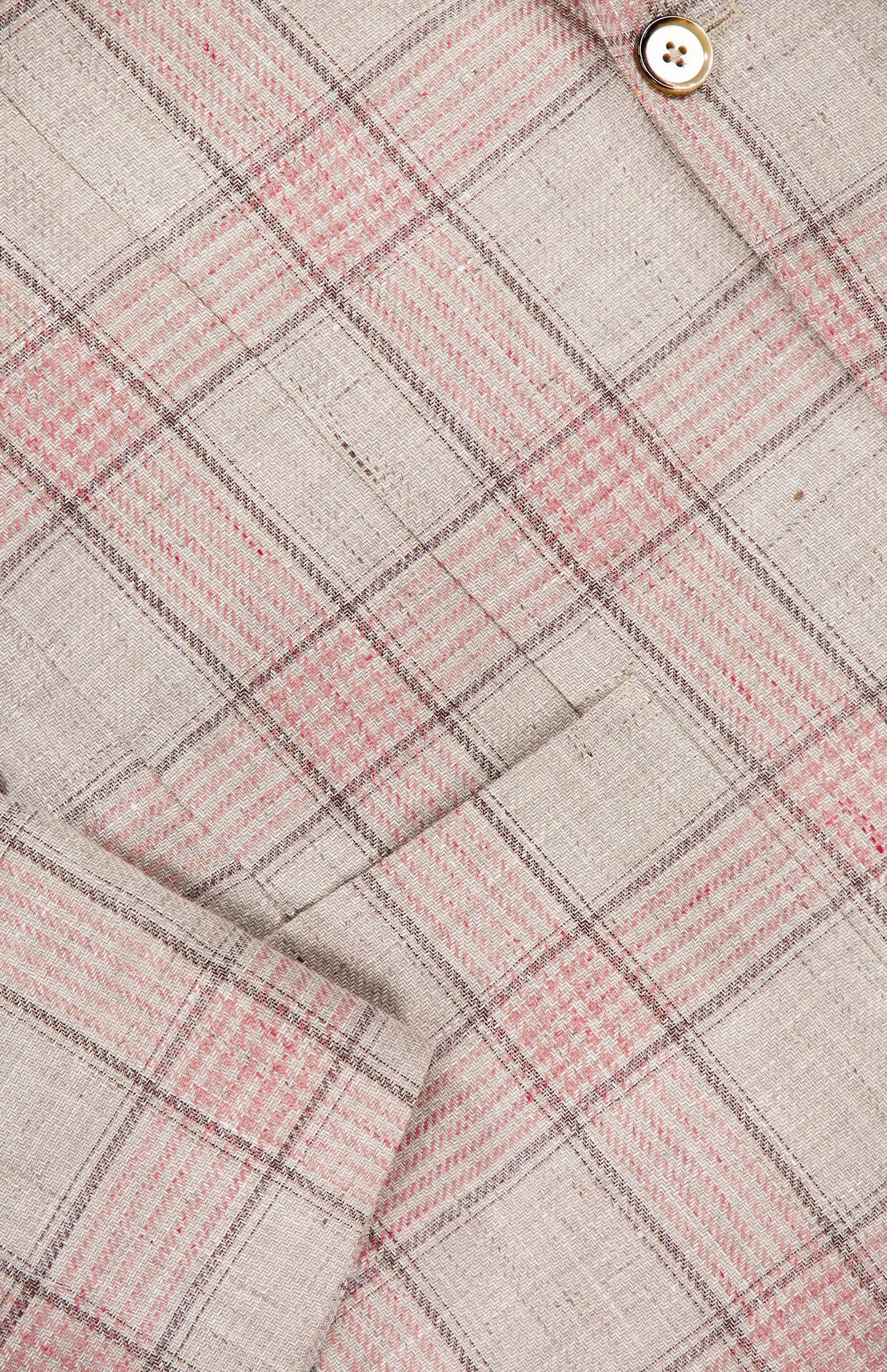 Linen Blend Plaid Sportcoat (14678136389995)