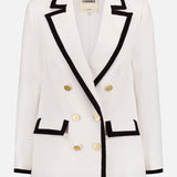 Aimee Oversized Tweed Blazer with Trim (14644968718699)