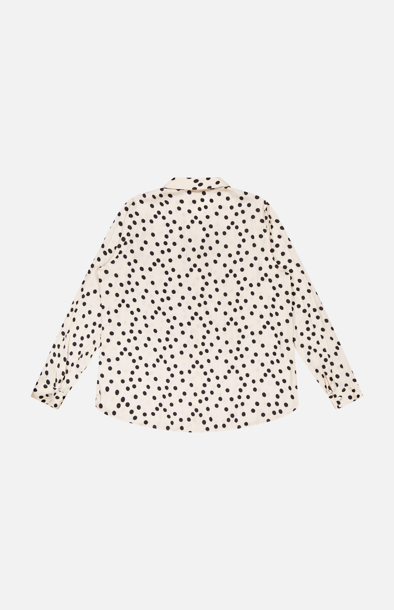 Argo Crinkled Satin Polka Dot Blouse (14644968292715)