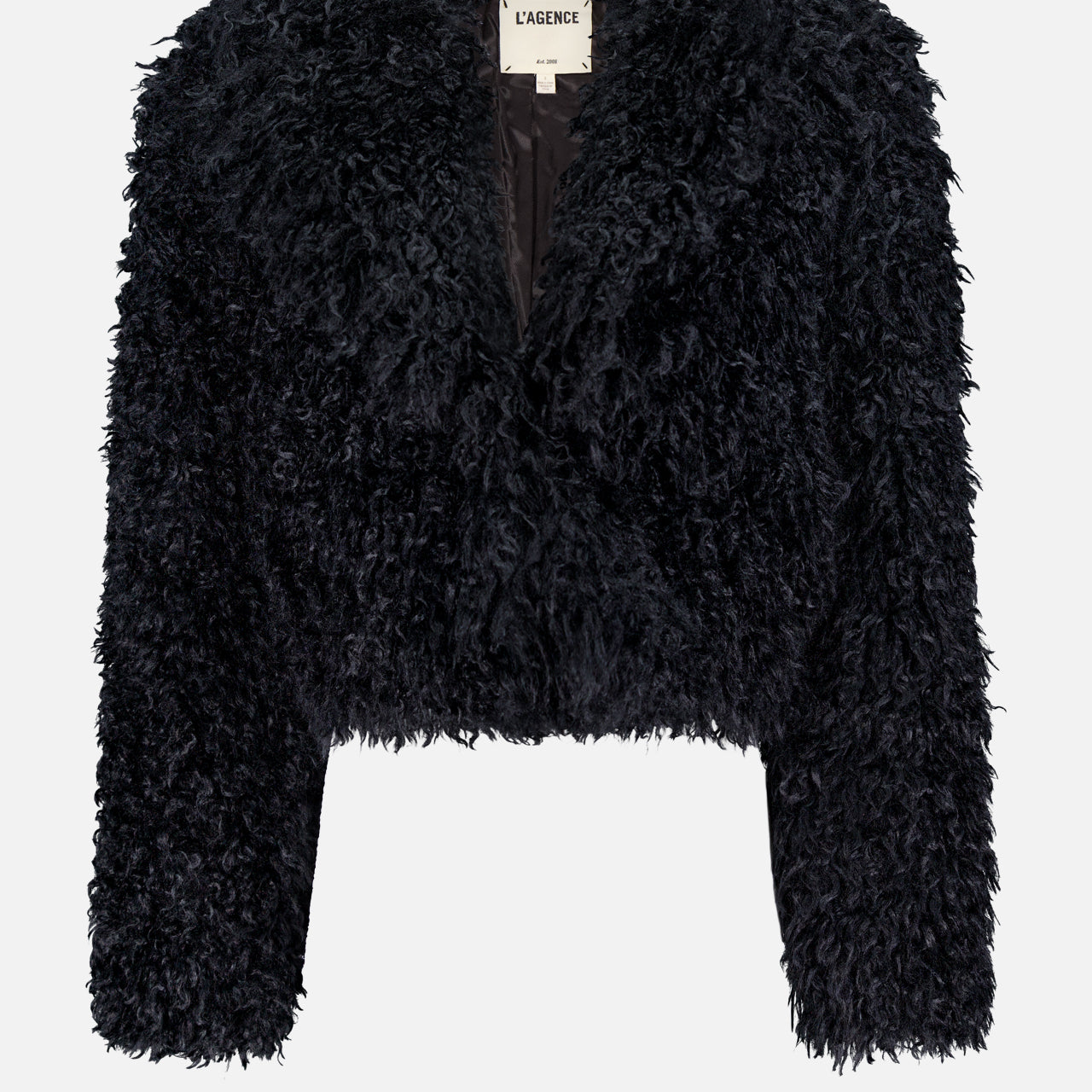 Aura Crop Faux Fur Coat (14700997509483)