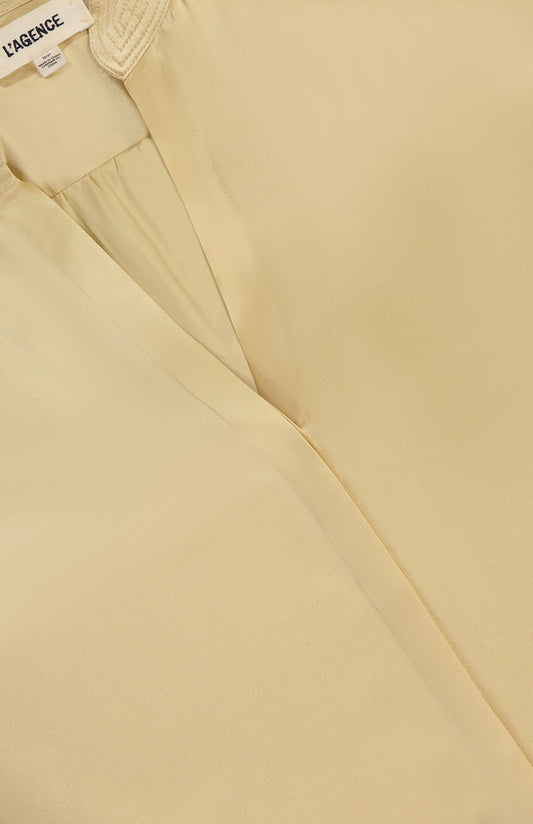 Bianca Band Collar Blouse (7268778705011)