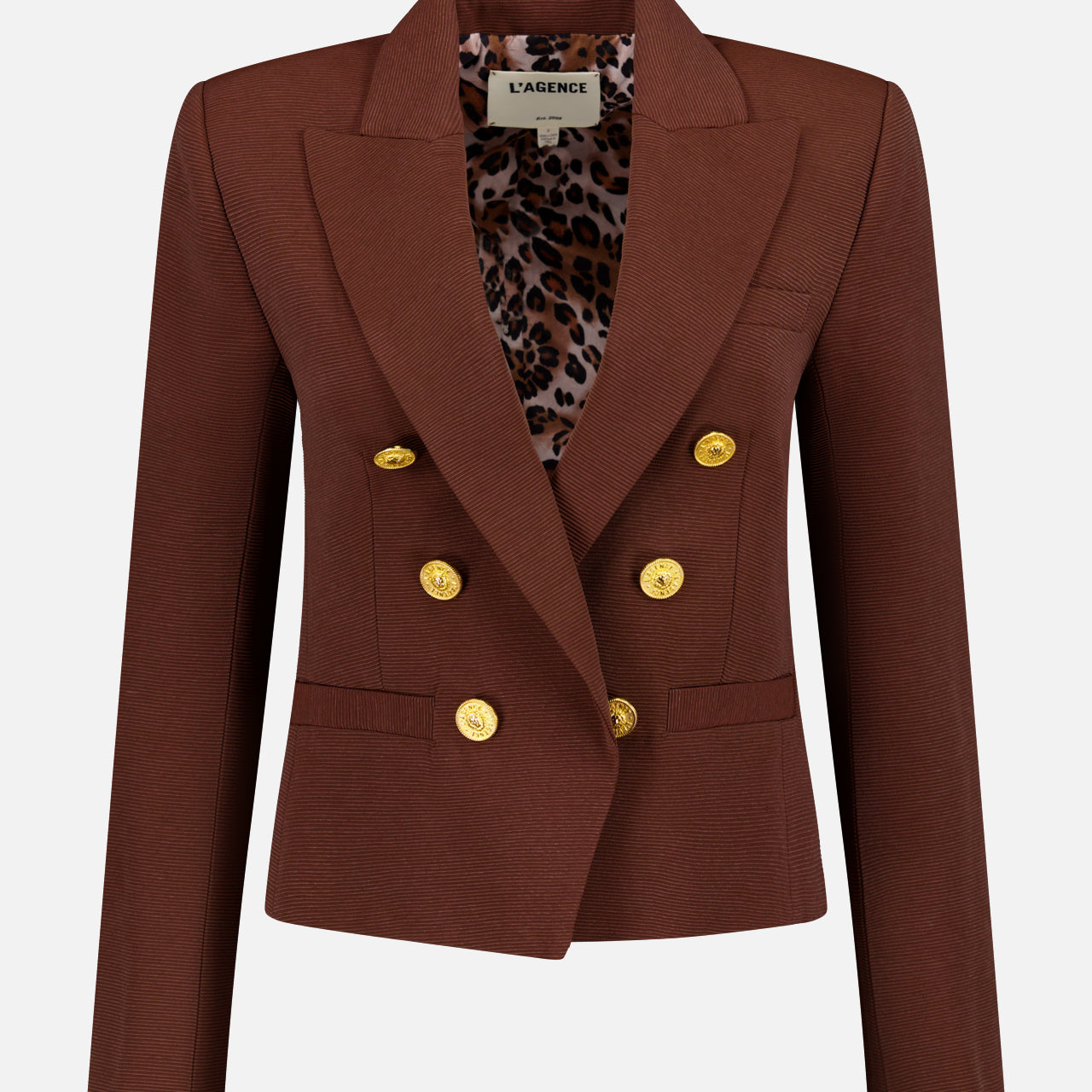 Brooke Open Front Double Breasted Blazer (14700600689003)