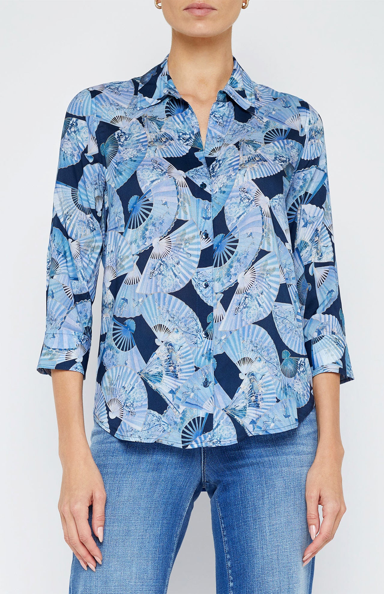 Camille 3/4 Sleeve Blouse (14644968161643)