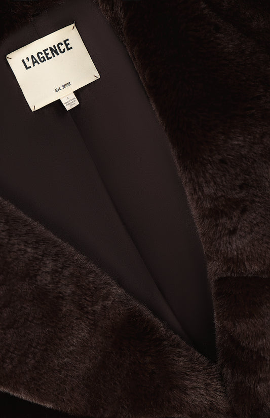 Davy Crop Faux Fur Jacket (7284891058291)