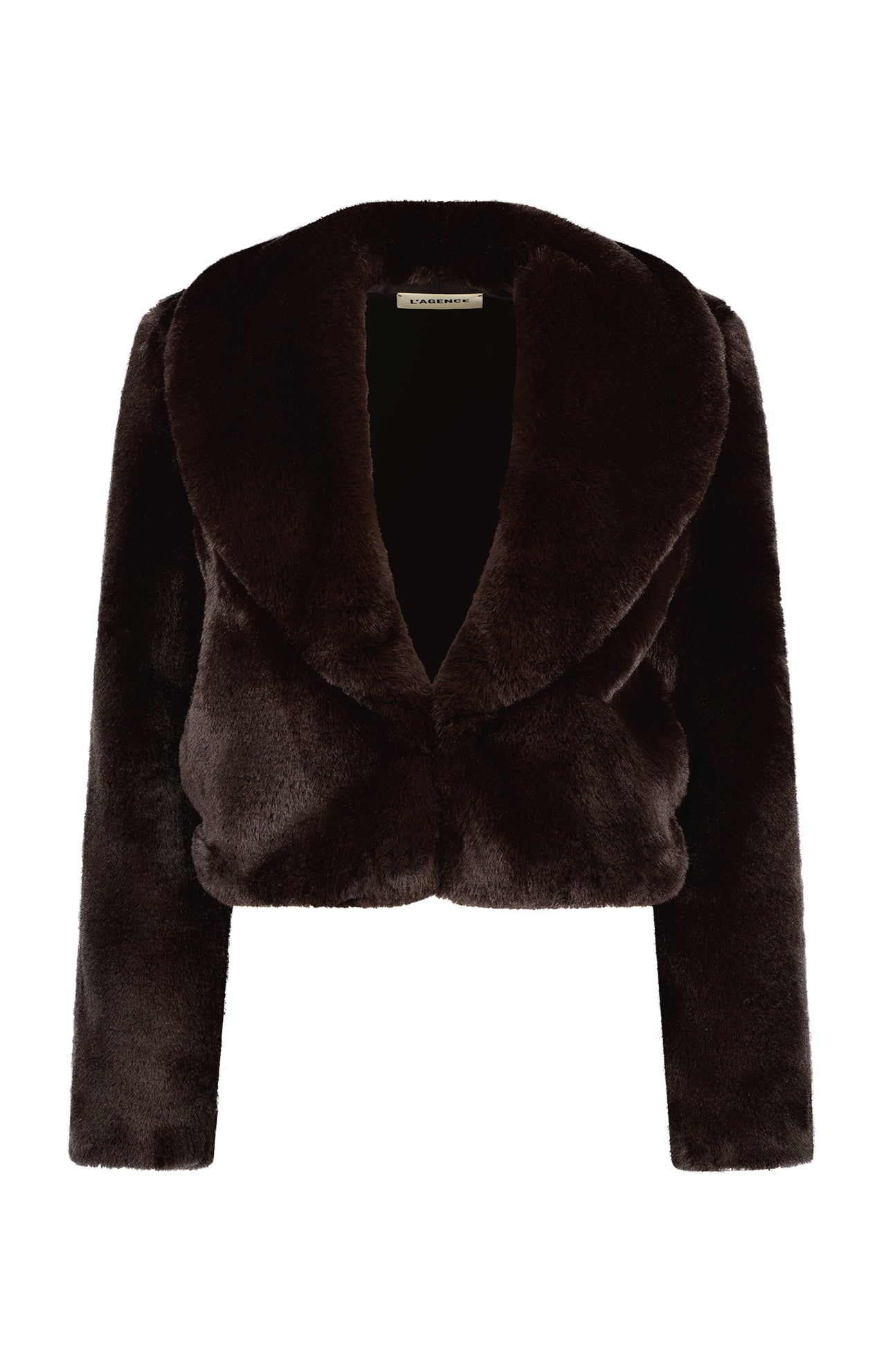 Davy Crop Faux Fur Jacket (7284891058291)