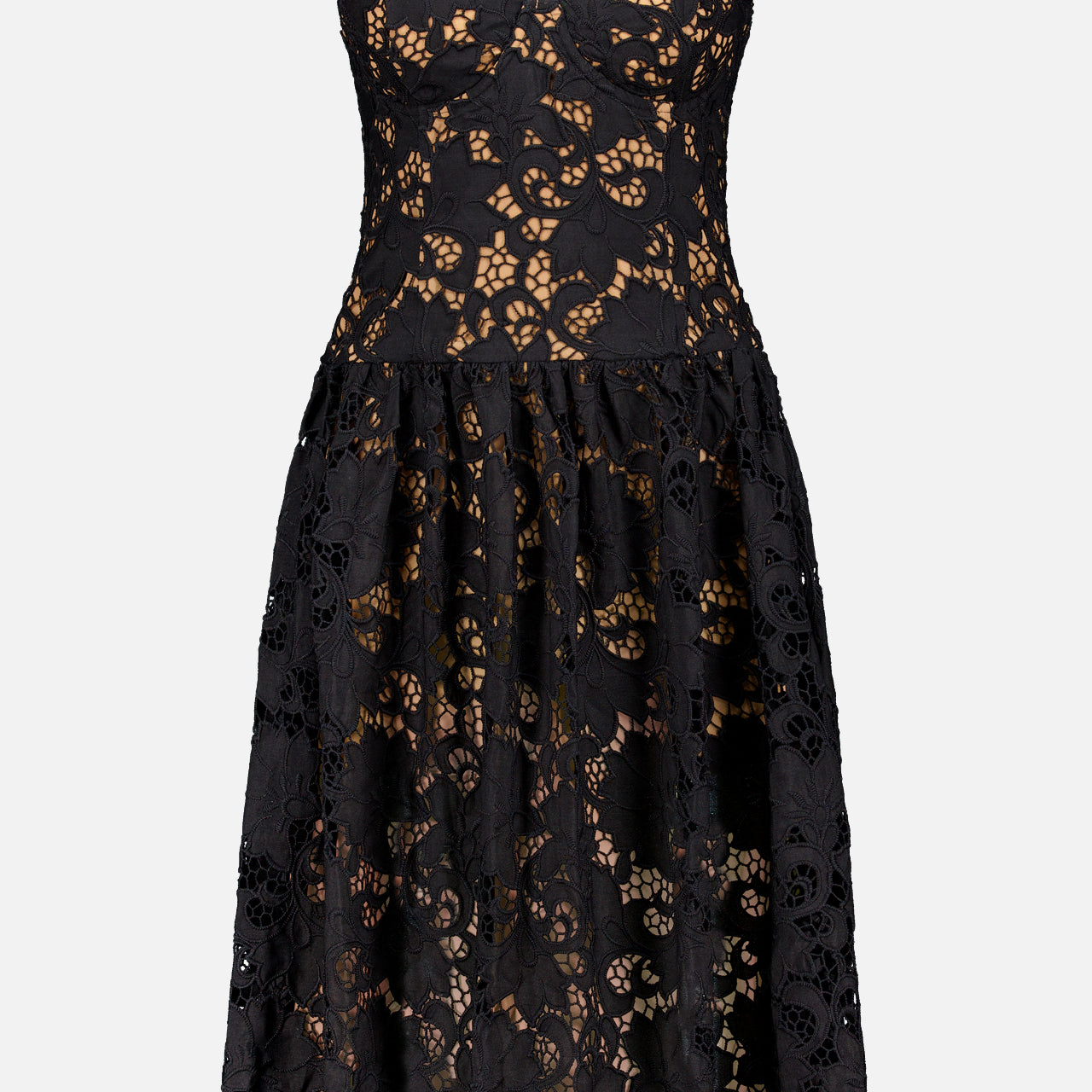 Flyn Wire Cup Lace Midi Dress (14680747213163)