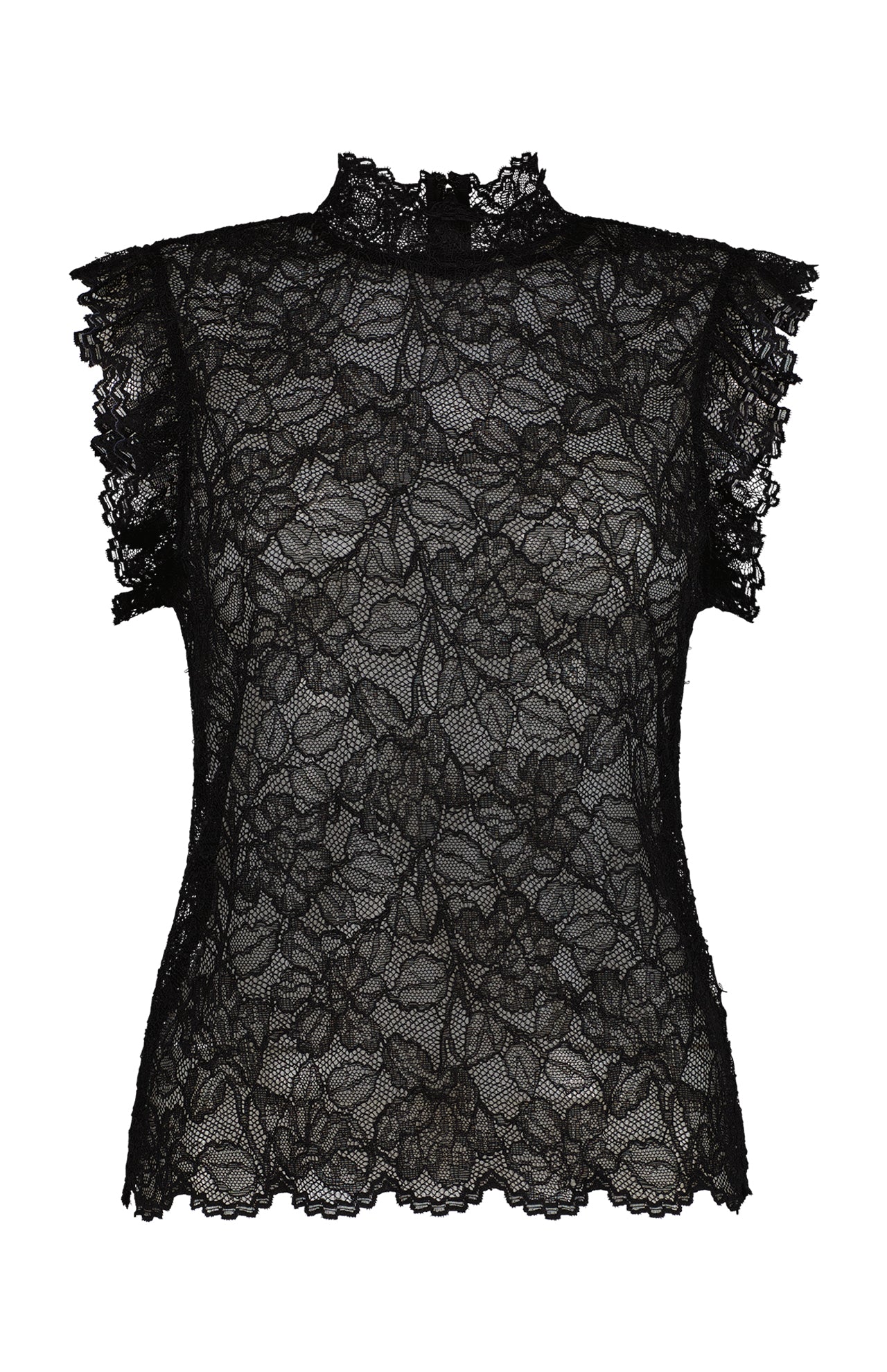 Kaila Sleeveless Lace Top (7284891517043)
