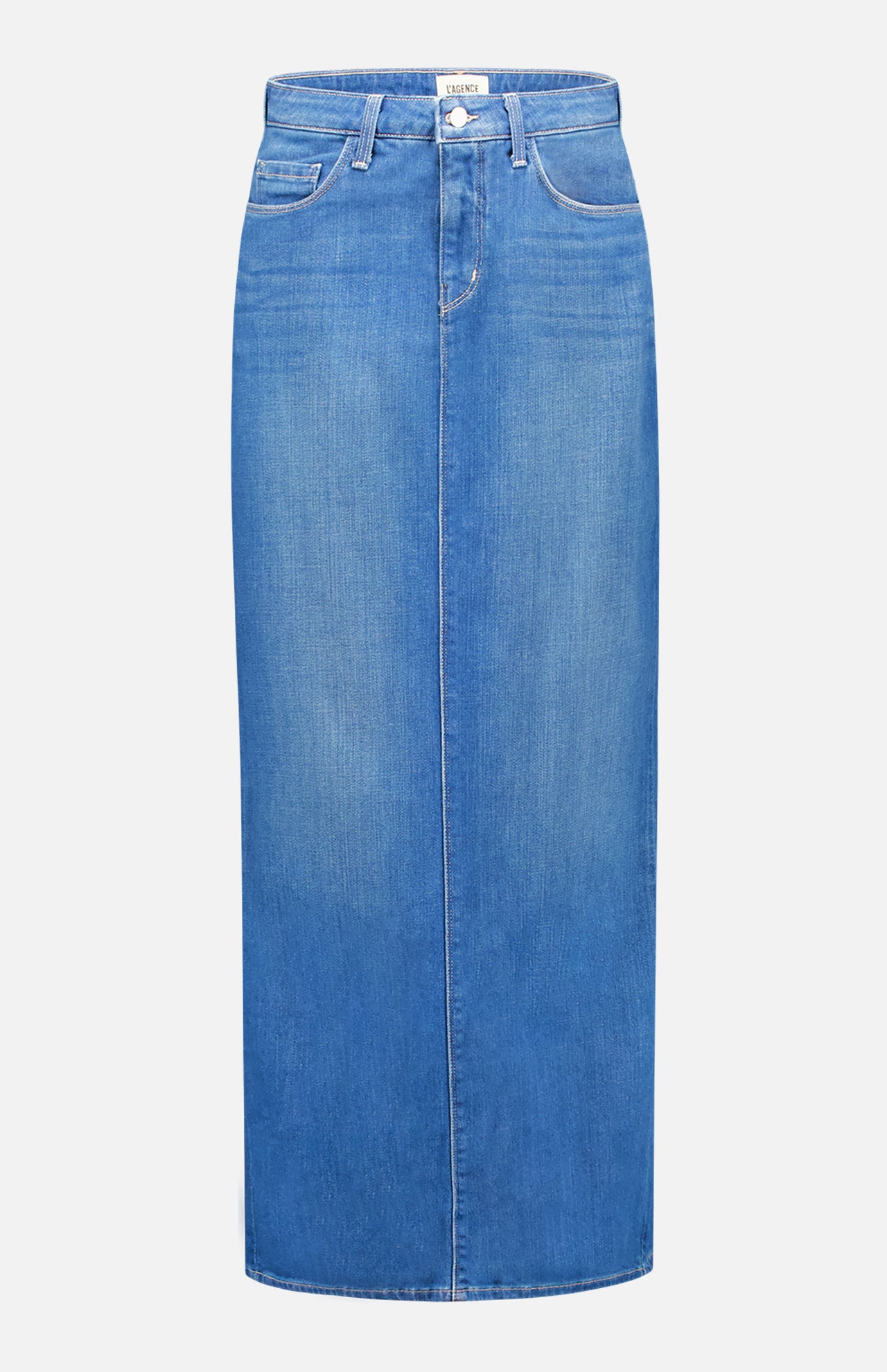 Mariam Denim Maxi Skirt (7669938290803)