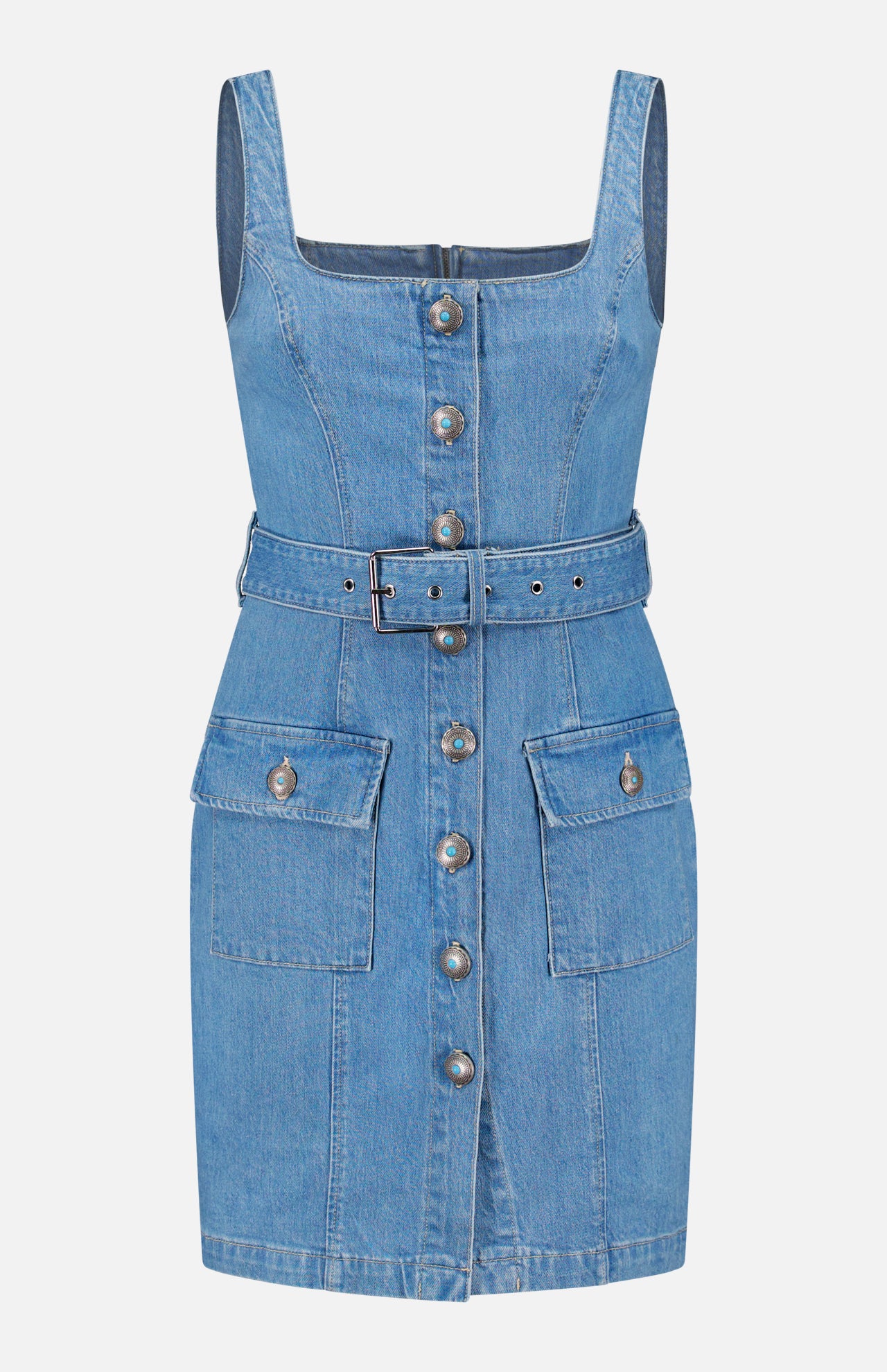 Midy Button Front Tank Dress (14680461902187)