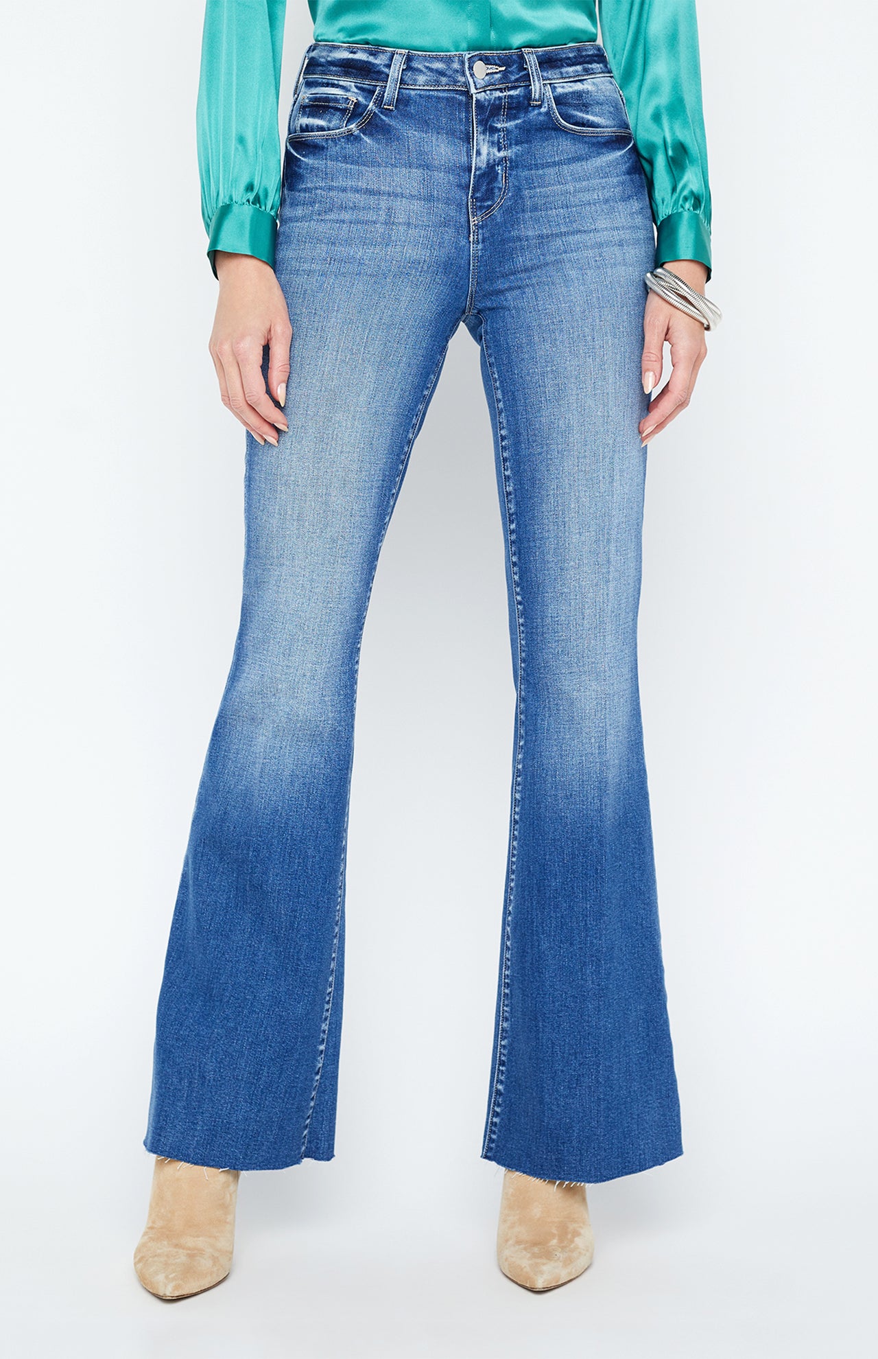 Sera High Rise Sneaker Flare Jean (7753964716147)