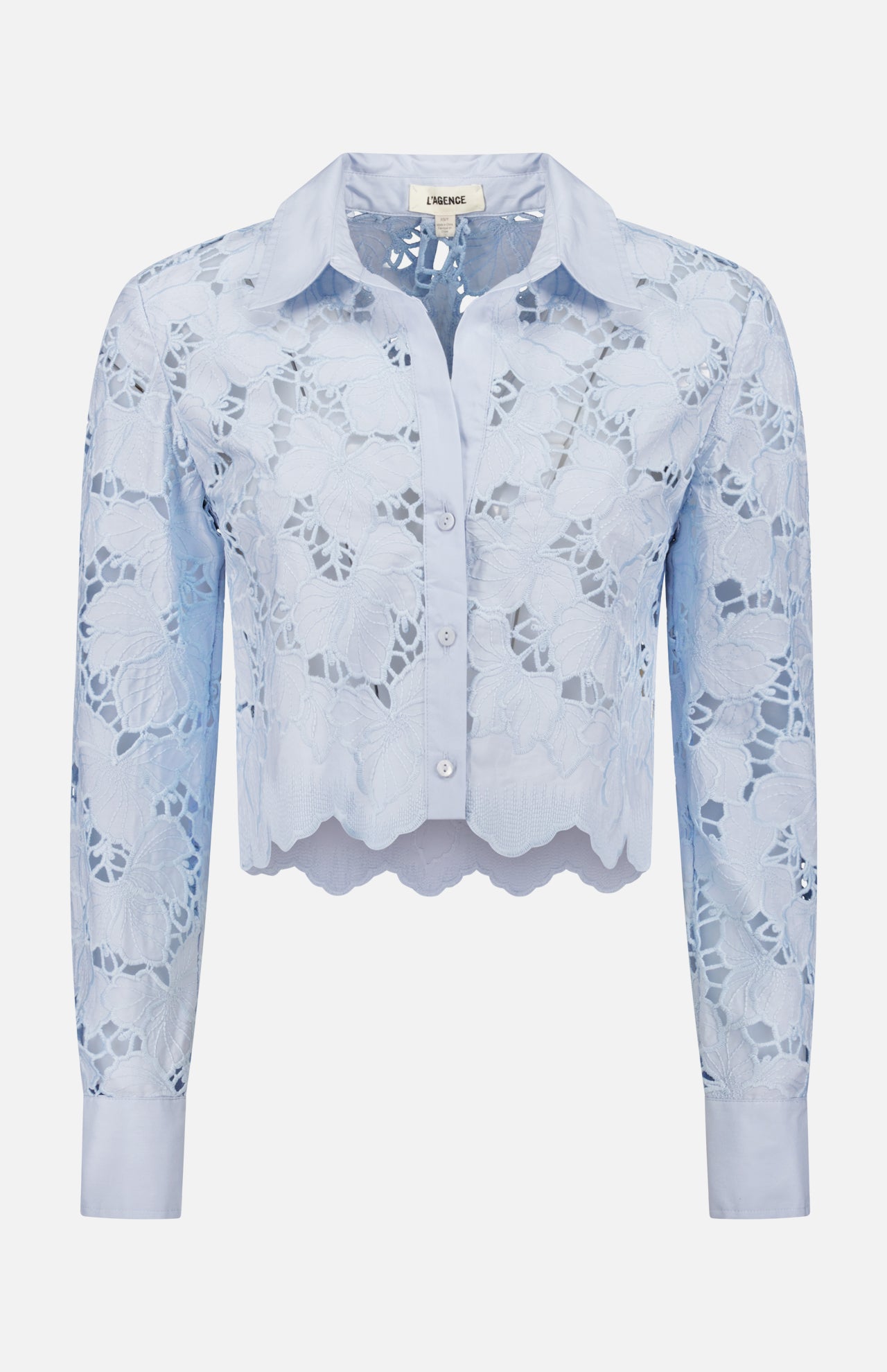 Seychelle Cropped Buttondown Shirt (14673296228715)