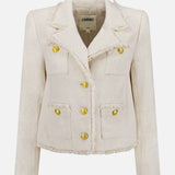 Sylvia Italian Tweed Collard Jacket (14680461836651)