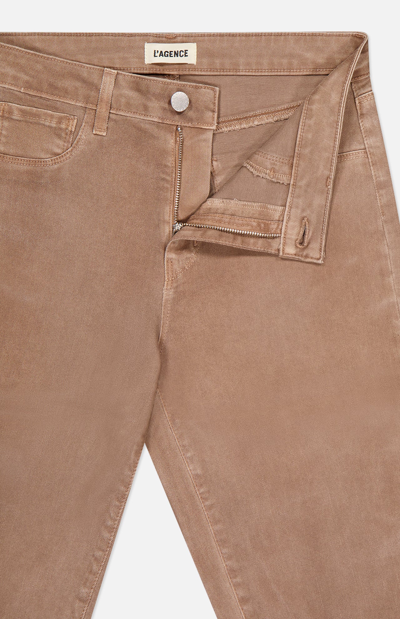 Tati High Rise Coated Faux Leather Bootcut Jean (14644968915307)