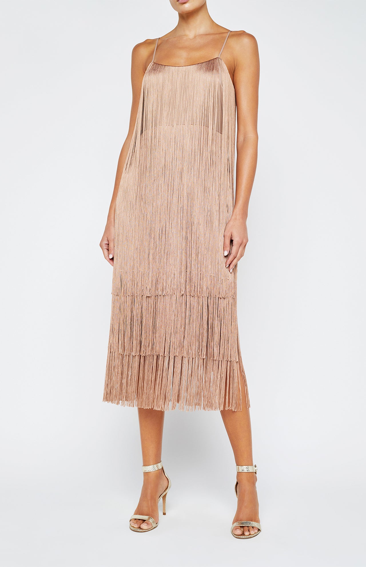 Taylen Fringe Midi Dress (14664971682155)