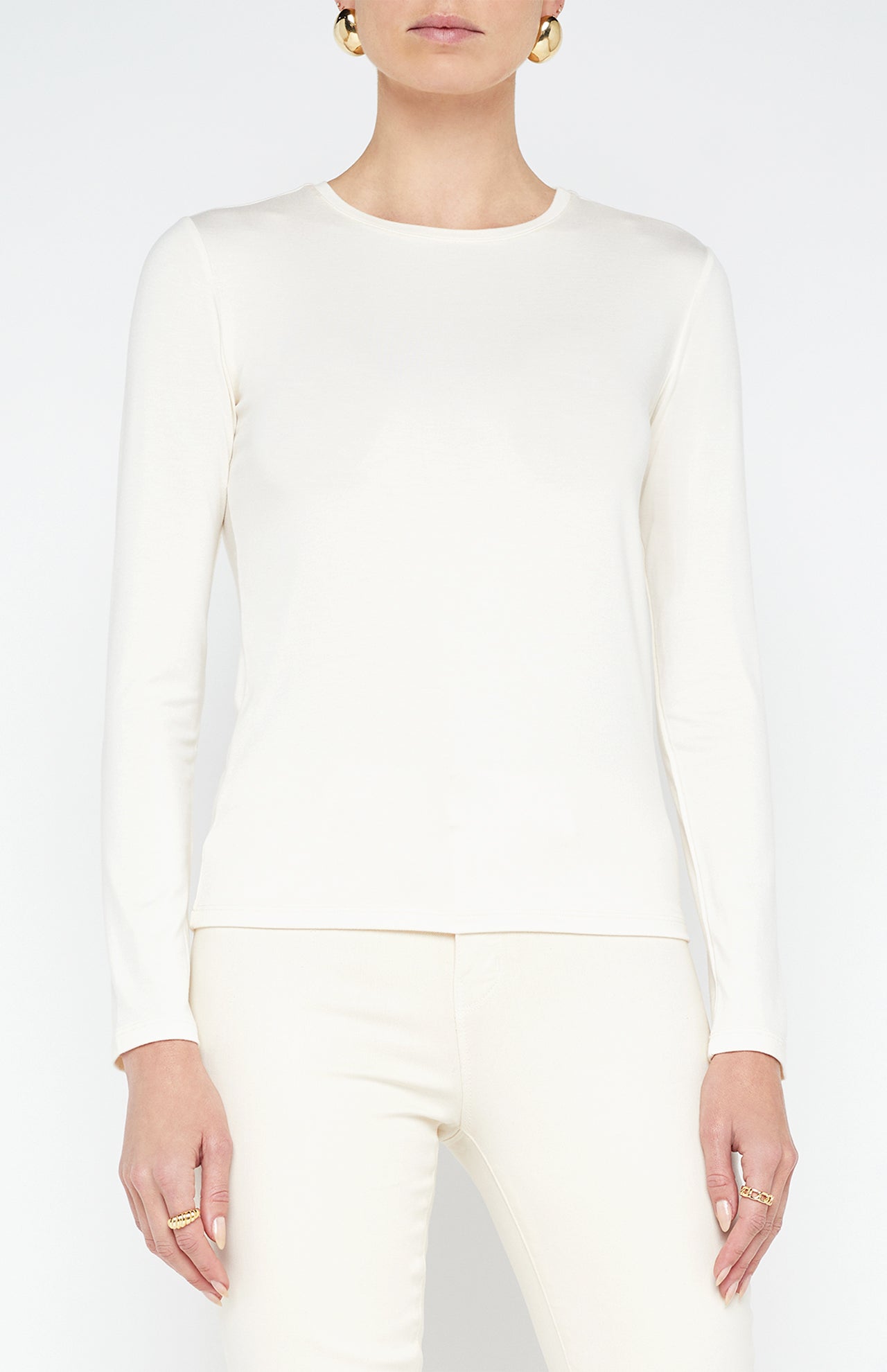Tess Crew Neck Long Sleeve Top (7753964257395)