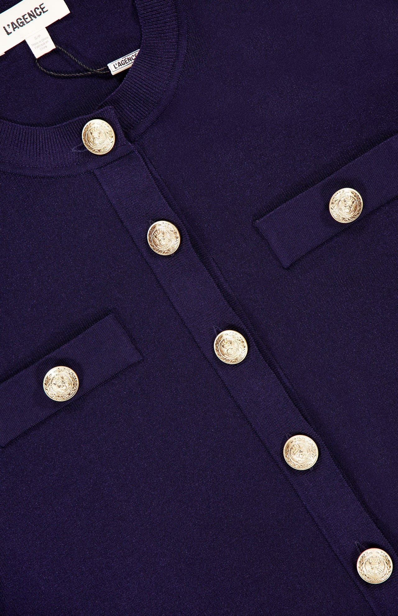 Toulouse Cropped Crew Neck Cardigan (7753964585075)