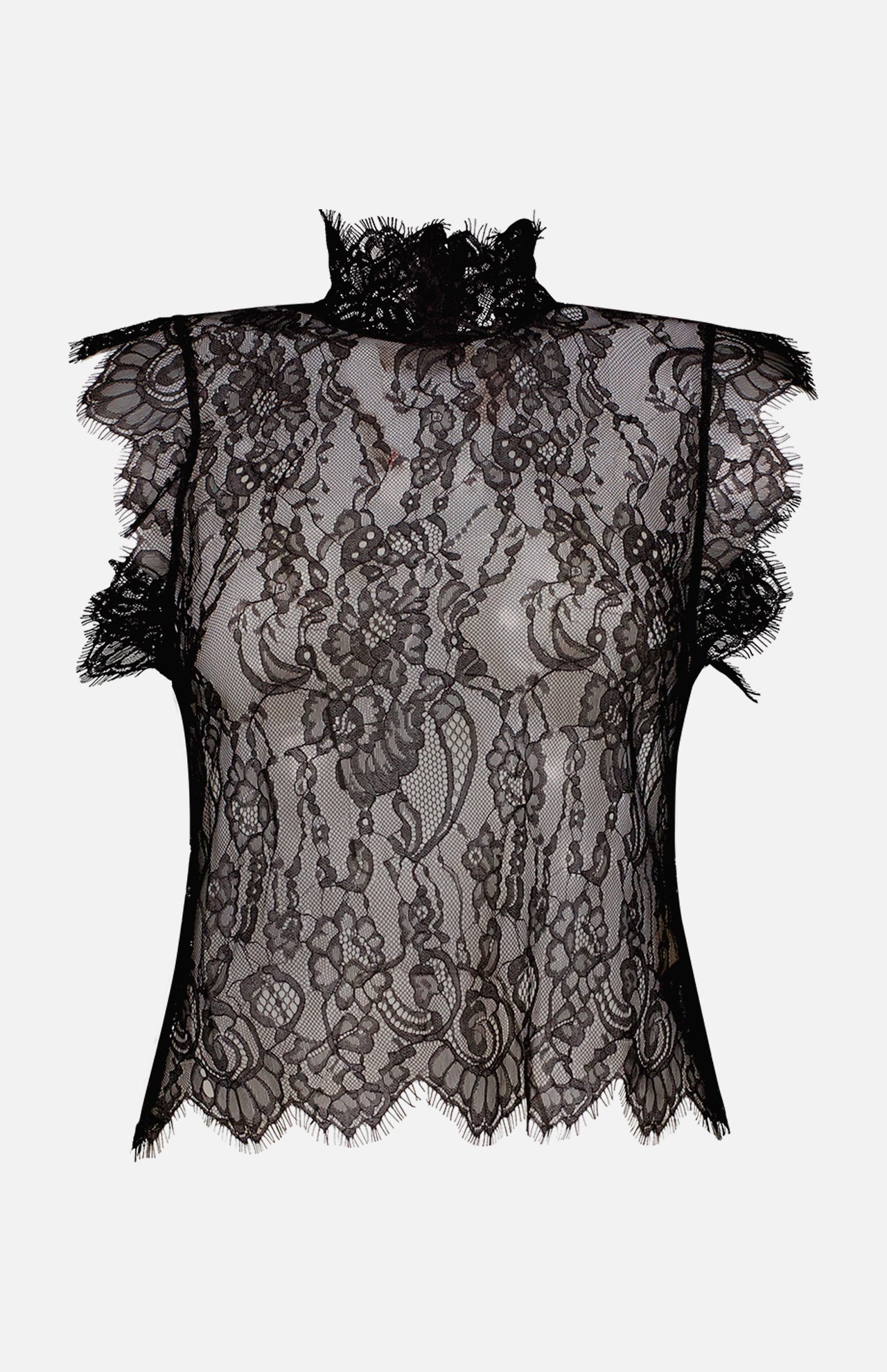 Tours Sleeveless Lace Top (7745295876211)