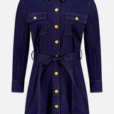 Velma Belted Shirt Dress (14700543443307)