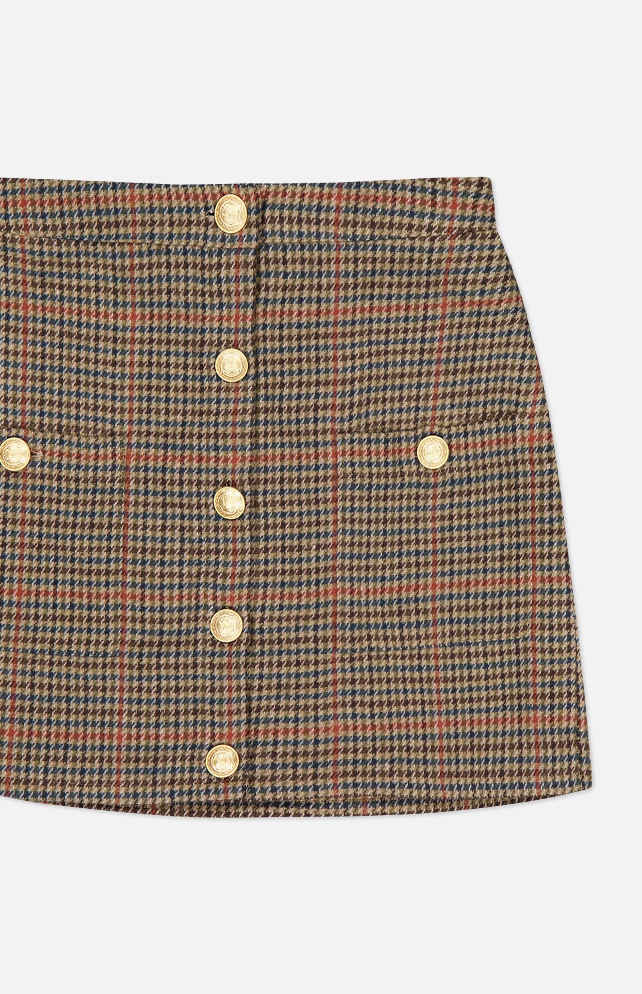 Zander Button Mini Skirt (7669938094195)