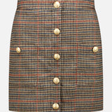 Zander Button Mini Skirt (7669938094195)