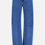 Zara High Rise Rodeo Barrel Leg Jean (14700997443947)