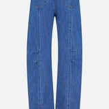 Zara High Rise Rodeo Barrel Leg Jean (14700997443947)