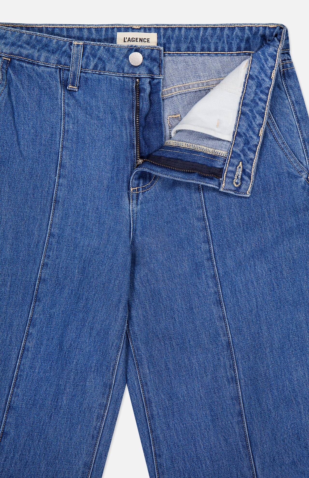 Zara High Rise Rodeo Barrel Leg Jean (14700997443947)