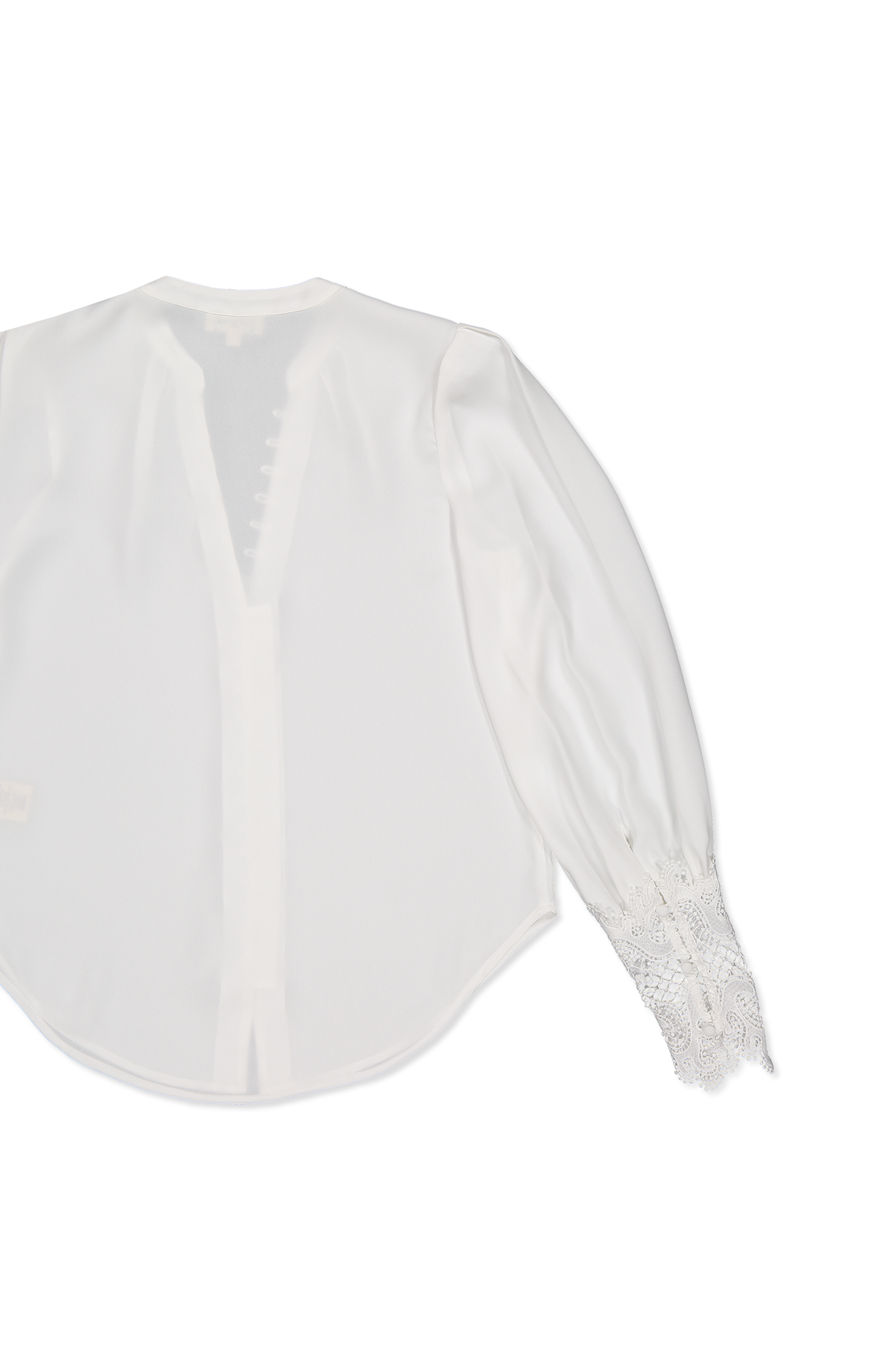 Ava Lace Cuff Blouse (7120863527027)
